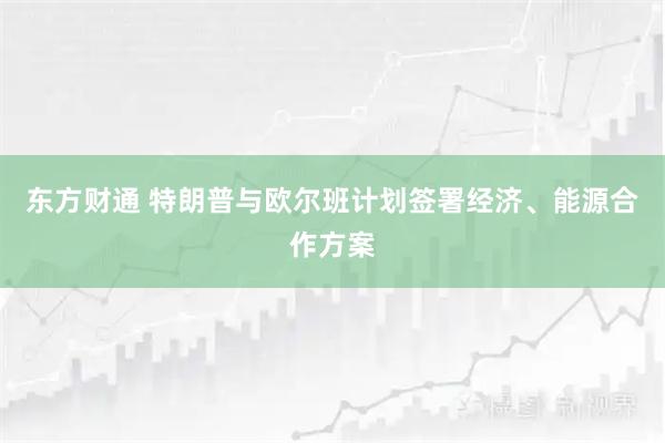 东方财通 特朗普与欧尔班计划签署经济、能源合作方案